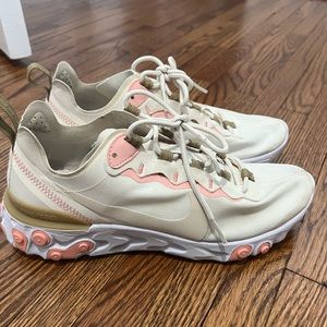 Nike react sneakers Womens 7.5 used no box